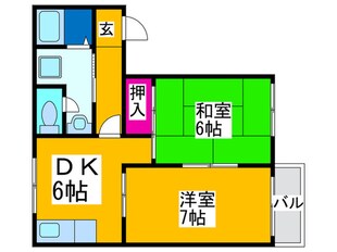 ロゼハイムの物件間取画像